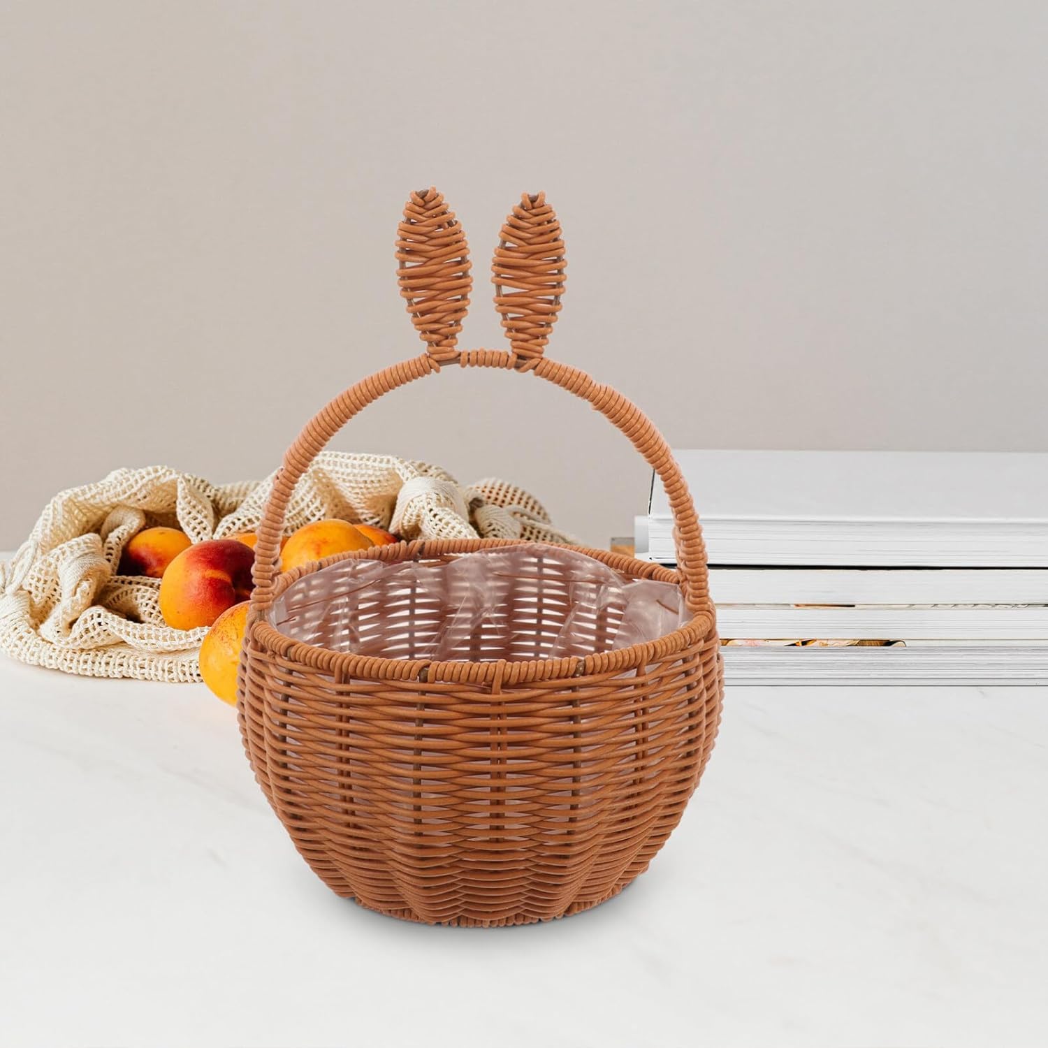 Amazon｜イースター うさぎ 耳 バスケット、うさぎ 収穫 花 女の子